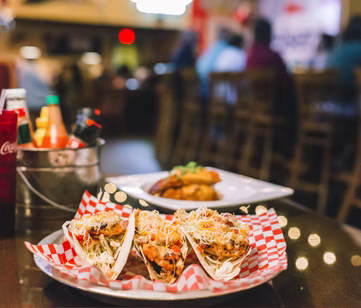 Taco dinner at Wahoo Seafood Grill